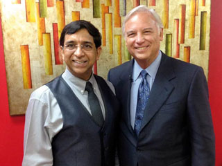 Dr Rakesh Sinha with Jack Canfield