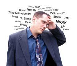 stressful man