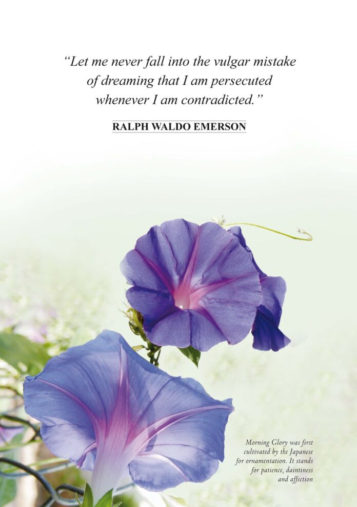 It's OK to be contradicted — Ralph Waldo Emerson