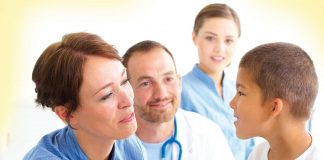 Compassionately yours: Virtues of kindness Doctor with patients