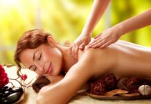 Beautiful woman getting a spa therapy