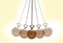 Swinging watch