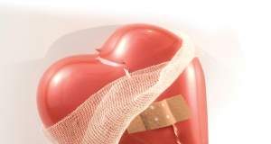 New way to abate a heart attack Bandaged heart