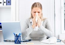 Lady with low immunity