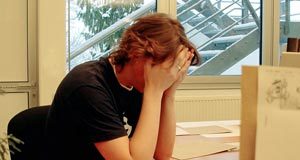 Woman in stress
