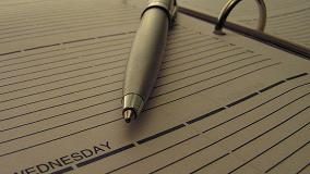 pen and a planner