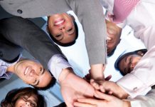 Team of employees