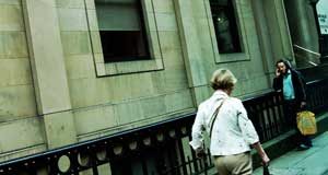 Woman walking