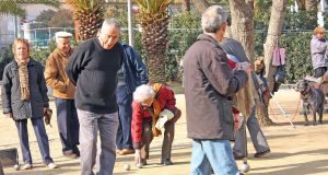 Group of senior citizens