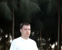 Man meditating