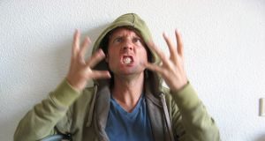 angry man