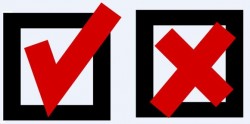 tick cross