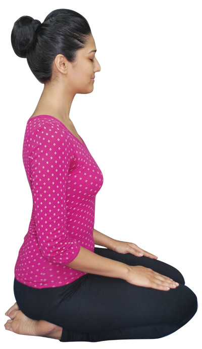 Yoga for glowing skin: Vajrasana