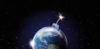 The globe as a bomb