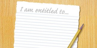 Entitlement: When right is wrong Paper and pencil