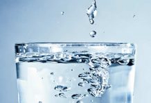 Water in glass