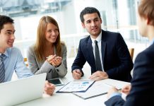 Do you have these 5 essential people skills? discussing with colleagues, people skills