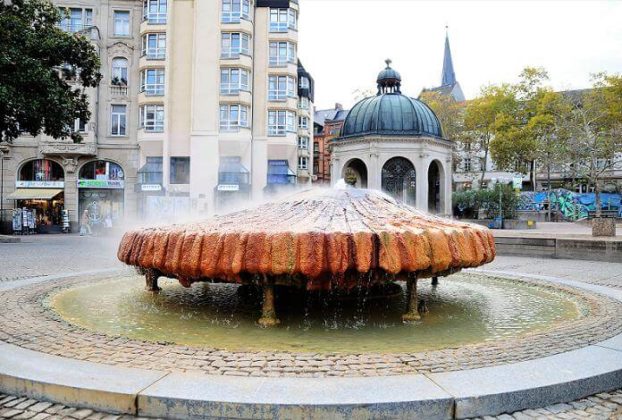 Wiesbaden Hot Spring Fountain