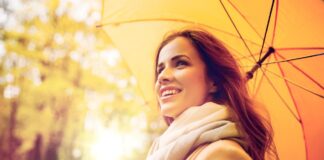 Becoming happy improves your health Happy woman outdoors | Becoming happy improves your health
