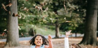 Exposure to nature necessary for children’s wellbeing children playing in nature
