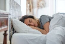 Beautiful woman sleeping | concept for sleep quality