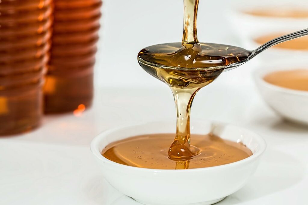 Kratom infused honey concept